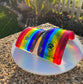 11a. Pet Memorial Rainbow Bridge - Personalised with Name/Paw/Heart /2 Small Paws- Dispatch within 3 Days