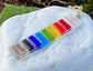 11c. Pet Memorial Rainbow Sun catcher Personalised - Handmade Fused Glass